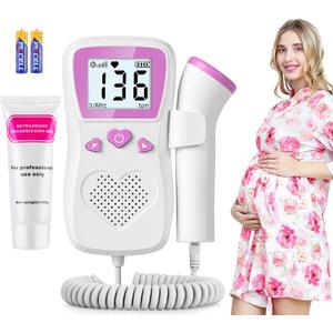 Accessories for Baby Monitor Pregnancy, Portable Doppler Fetal Heart Rate Monitor Accessories for Home Use-F06
