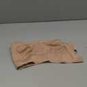 WDIRARA Women's Plus Size Solid Button Front Bandeau Bra Strapless Wireless Bras (XX-Large Plus, Apricot Plain)