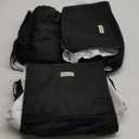 Wegreeco Washable Male Dog Belly Wrap - Pack of 3 - (Black, XX-Large) 