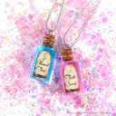 Magic Season Tiny Decorative Glass Bottles (24 Pcs / 0.6x1.5 inch)
