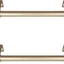 1 inch Side Curtain Rod 12-20 inch (Set of 2) - Gold