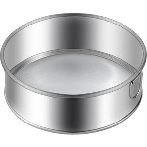 1 Pack Flour Sifter,Stainless Steel Fine Mesh Strainers Flour Sieve,60 Mesh Round Sifter for Baking Cake Bread (6-Inch)