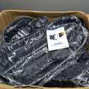 Boat Fenders 4 Pack 10 x 28 Inches Ribbed Center Hole Boat Fenders Bumpers for Docking, Comes with Ropes and Pump to Inflate