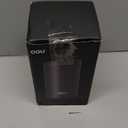 OOU Universal Knife Block Holder Without Knives, Round Kitchen Knife Holder, Detachable Knife Storage for Easy Cleaning-Black