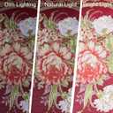 SZHELEJIAM Embroidered Pillow Cover Set of 2, Jacquard Throw Pillow Covers,Vintage Floral Decorative Cushion Covers for Sofa, Bed, Lounger.18.8x18.8 Inch Red