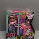 Just Play Art Squad Lady T 10-inch Doll & Accessories with DIY Craft Stencil Project, Kids Toys for Ages 3 Up