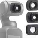 3Pcs Filter Set for Osmo, Micro-Wide Angle / 10X Macro/Fisheye Lens Filter Kit Set for OSMO Pocket Camera