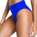 RELLECIGA Women's High Cut Bikini Bottom (Royal Blue)
