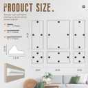 Peel and Stick Wall Molding Kit, Accent Wall Panels for Interior Wall Decor with Double-Sided Tape, 3 Set Pre-Cut PS Wainscoting Panels (50 * 40 in)