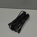 AGVEE 12ft TV Power Cord, 90 Degree UL Listed 18AWG 2Prong Square AC Power Cable IEC C7 C8 Replacement for Samsung LG Sony Insignia Apple TV LCD LED, Vizio Roku JBL Partybox, Black