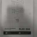 Dual Monitor Mount, Holds Screens up to 40 Inches and 25 lbs, Fully Adjustable Dual Monitor Arm with C-Clamp and Grommet Base, Aluminum, Black