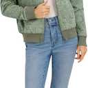 Billabong Women's Full Zip Oversized Sherpa Lined Hoodie Jacket (Green, XL)
