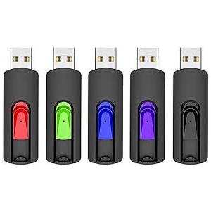 RAOYI 5 Pack 64GB USB Flash Drive, USB 2.0 Memory Stick Thumb Drives Jump Drive Pen Drive for PC Laptop Computer  64G Multipack
