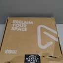 White Wire Shelf Dividers for Closet Organization  12-Pack - Sturdy and Easy Set-Up Closet Shelf Dividers with Bonus Rose Gold Hanger - 12 inches x 12 inches