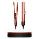 Dyson Airstrait Straightener, Wet to Dry Hair Straightener, No Heat Damage, No hot Plates, All Hair Types (Amber Silk)