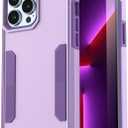 Poetic Neon Series Case Designed for iPhone 13 Pro Max, Dual Layer Heavy Duty Tough Rugged Lightweight Slim Shockproof Protective Case 2021 New Cover for iPhone 13 Pro Max 6.7 Inch, Purple