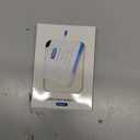 Magnetic Wallet Cell Phone Card Holder for Phone Case with Mag-Safe, Stronger Magnetic RFID Leather Phone Wallet Stick on Series of iPhone 17/16/15/14/13/12 and Pro/Promax, White