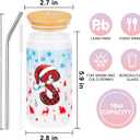 Christmas Unique Gifts for Women 2025, Christmas Unique Gifts for Mom Grandma Sister Teacher Daughter Girlfriend Initial S Trendy Stuff Set of 7