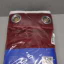 MIULEE Christmas Burgundy Velvet Curtains Solid Soft Red Blackout Curtain Grommet Top Thermal Soundproof Room Darkening Curtains/Drapes/Panels for Living Room Bedroom 52 x 84 Inch 2 Panels