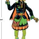 Beistle Vintage Halloween Jointed Witch, Spooky Season Wall Decoration, Classic Décor for Haunted Houses and October Seasonal Displays, 57”, 1 Pack