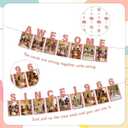 Awesome Since 1966 Photo Banner - 8 Pcs 60 Birthday Party Decorations Rose Gold Number 60 Circle Dot Twinkle Star Hanging Streamer Party Supplies for Women Happy 60 Year Old Bday Backdrop Decoration