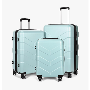 Luggage Sets 3 Piece with Spinner Wheel, Hardside Suitcase Set with TSA Lock, Expandable Travel Luggage for Men and Women, Mint Green