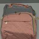 Diaper Bag Backpack, Diaper Bags for Baby Girls Boys, Baby Bags for Moms Dads, Nappy Changing Bag with Insulated Pockets,Multi-functional Waterproof Backpack with Stroller straps-Pink