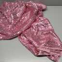 ShinyBeauty Sparkle Backdrop Curtain Fuchsia Pink 2 Panels Set Sequin Photo Backdrop 2FTx8FT Sequin Backdrop Curtain Pack of 2