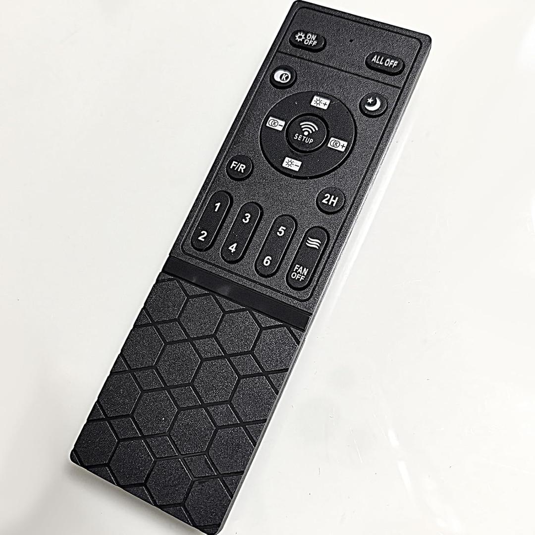 Remote Control for Ceiling Fan with Lights, Compatible with Fan Lights of Models LP-FSD01, LP-FSD02, LP-FSD03, LP-FSD04, LP-FSD05, LP-FSD06, Ceiling Fan with Light Remote Control