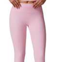 2 Piece Workout Sets for Women High Waisted Seamless Butt Lifting Leggings Gym Yoga Outfit Stretchy Sports Bra Set (X-Small, Pink)