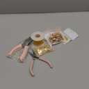 VioraWhite 213 Pcs Lip Gloss Keychain Making Kit 100 Pink Enamel Charms 32.81 ft Gold Chains for DIY Crafts Women(Stylish)