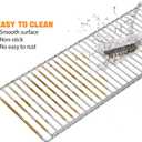 onlyfire Stainless Steel Warming Rack Replacement for Masterbuilt Gravity Series 800 Digital Charcoal Grill and Smoker, Ste of 2