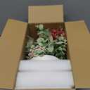 HOMCDALY Artificial Plants Tabletop Christmas Decorations, Fake Plants in Ceramic Plant Pot, Small Chritstmas Tree for Home Dcor, Dining Table Centerpiece, Christmas Decor Indoor