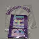 Purple Birthday Girl Sash & Tiara, Birthday Sash and Crown for Women, Gifts for Her, Birthday Decorations Purple Headband
