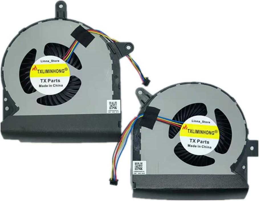 New Compatible CPU and GPU Cooling Fan for ASUS G752 G752V G752VY G752VT G752VL G752VY-RH71 GFX72V GFX72VY GTX980 13NB09V0AM0301 13NB09V0AM0201 DC5V 0.5A