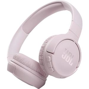 JBL Tune 510BT - Bluetooth headphones with up to 40 hours battery, microphone for call, foldable and comfortable, Android and iOs compatible (Rose)