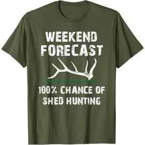 Elk & Deer Shed antler hunting, shed hunters t-shirt T-Shirt XL
