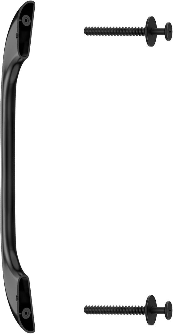 LXun Upgraded 5304458312 Oven Door Handle Replacement Compatible with Electrolux Kenmore Frigidaire Electric Range Oven Stove 1198679 316443600 AP3965016 with 2pc 316433300 Screws (Black)