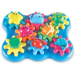 Learning Resources Ocean Wonders Build & Spin, Gears Toy & Building Set, 17 Pieces, Ages 18+ months