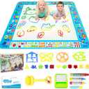 Water Doodle Mat Kids Painting Writing Board Mess Free Doodle Drawing Mat Educational Toys Gifts 40X 32 Inches Extra Large Coloring Mats for Toddlers Boys Girls Age 3 4 5 6 7 8 9 10 11 12 Year Old