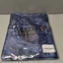 MONNURO Womens Plus Size Henley Shirts Button Up V Neck Pleated Tunic Tops Casual Blouse 3/4 Sleeve (Blue, XXXL)