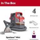 Hoover Spotless Mini Portable Spot Cleaner FH12300, Carpet and Upholstery Cleaner for Stairs, Furniture, Pet Messes and Cars, Compact Design, Easy Fill Tank, Self-Cleaning Hose, Lightweight