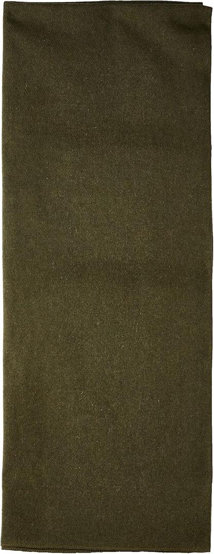 EverOne Olive Drab 80% Wool Fire Retardant Blanket - 66" X 90"