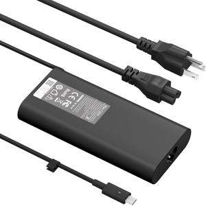 New Replacement Dell 130W Laptop Charger USB C Type C for Dell XPS 15 9575 9520 9510 9500 17 9720 9710 9700 Precision 5530 5550 5560 5570 5750 5760 3560 Latitude 5411 5421 5511 5520 5521 Power Cord