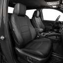EKR 4runner Seat Covers Full Set 5 Seats 2025 2026,Car Seat Cover for Toyota 4 Runner,Leather Seat Covers for Cars SUV,Automotive Seat Covers,Car Seat Protector Cushion Waterproof(Black)