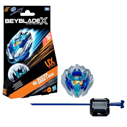 Beyblade X Buster Dran 1-60A UX Starter Pack Set with Attack Type Top and Launcher; Authentic Takara Tomy Battle Tops Games/Toys for Boys and Girls 8+