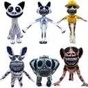 Zoonomaly Plush, 6PCS Zoo Anomaly Horror Game Plush Toy, 14 inch Smile cat Zookeepers Plushies Stuffed Animal Plush for Boys Girls Adults and Fans Gift (New 6 PCS)