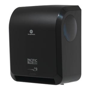 Pacific Blue Ultra 8" High-Capacity Automated Touchless Paper Towel Dispenser by GP PRO (Georgia-Pacific); Black; 59590; 12.9" W x 9" D x 16" H; 1 Dispenser Pacific Blue Ultra 8" High-Capacity Automated Touchless Paper Towel Dispenser by GP PRO (Georgia-Pacific); Black; 59590; 12.9" W x 9" D x 16" H; 1 Dispenser