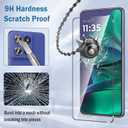 2+2 Pack for Moto G Stylus 2025/Moto Edge 60 Stylus Screen Protector with Camera Lens Protector,9H Tempered Glass Film,HD Clear Scratch Resistant,Bubble-Free for Motorola Moto G Stylus 5G 2025 Screen Protector