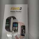 FITVII FINO 2 Slim Fitness Tracker, Smart Watch with Blood Oxygen, Sleep Monitor, 24/7 Heart Rate & Blood Pressure, IP68 Waterproof Health Activity Trackers with Calories Step Counter for Women Men